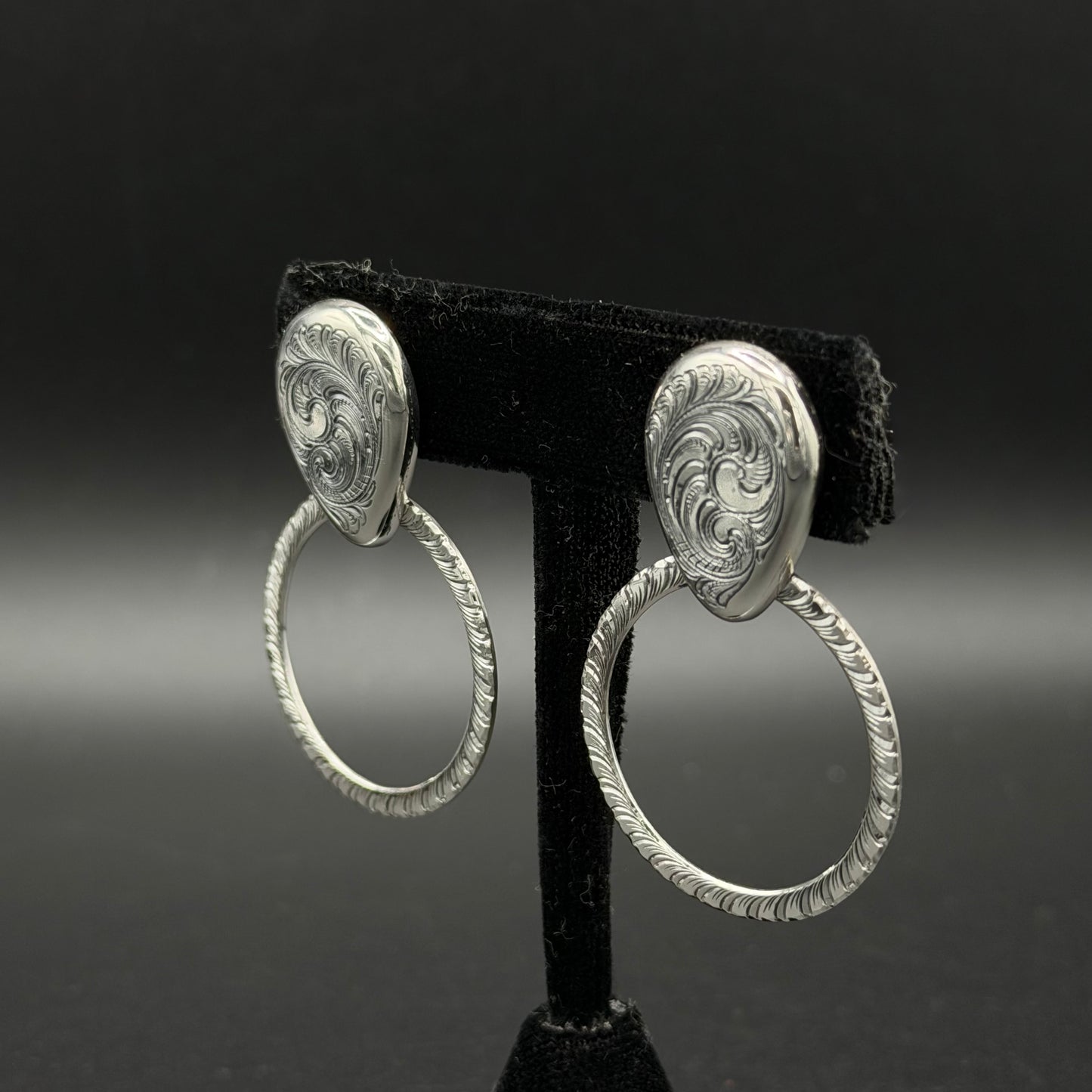 Teardrop Loop Earrings