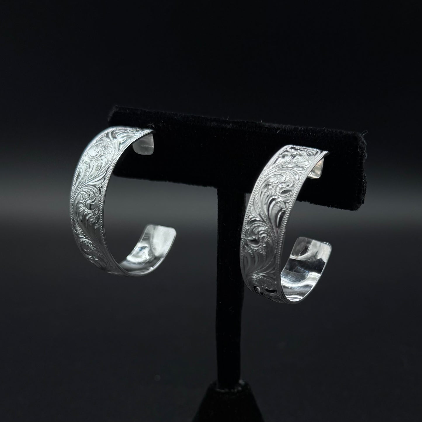 Hoop style earrings