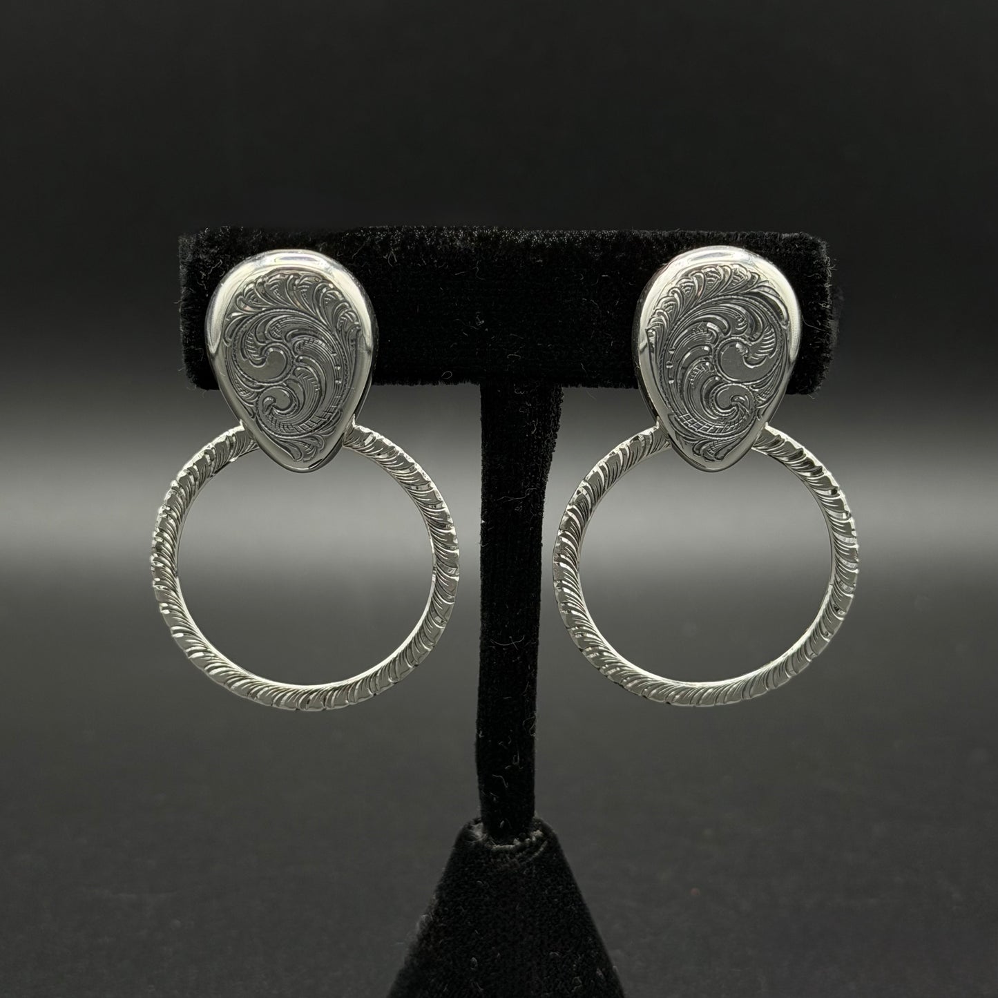 Teardrop Loop Earrings