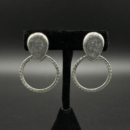 Teardrop Loop Earrings