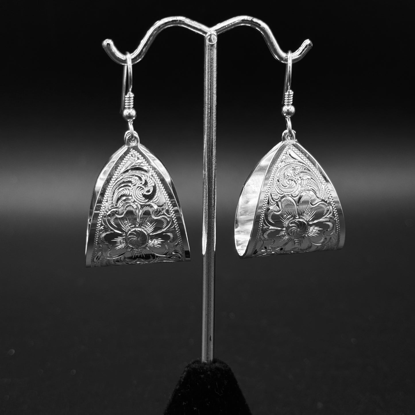 Folded Petal Earrings