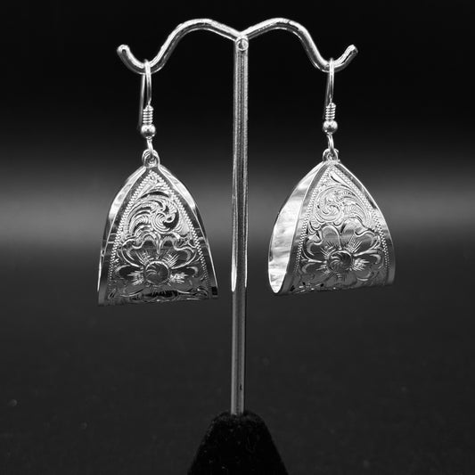 Folded Petal Earrings