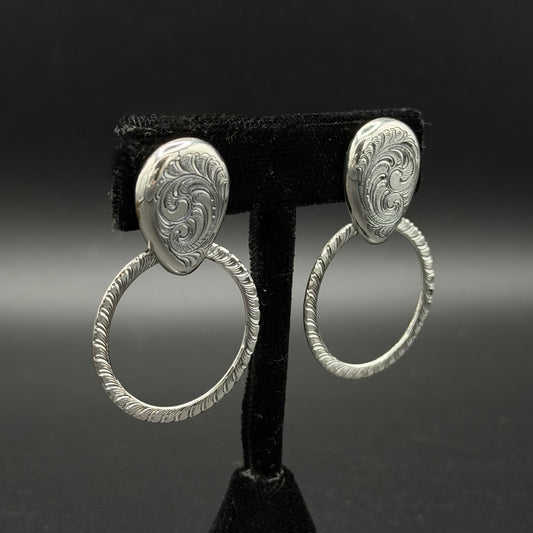 Teardrop Loop Earrings